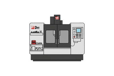 VMC VF3 YT HAAS - VMC machine for precision manufacturing